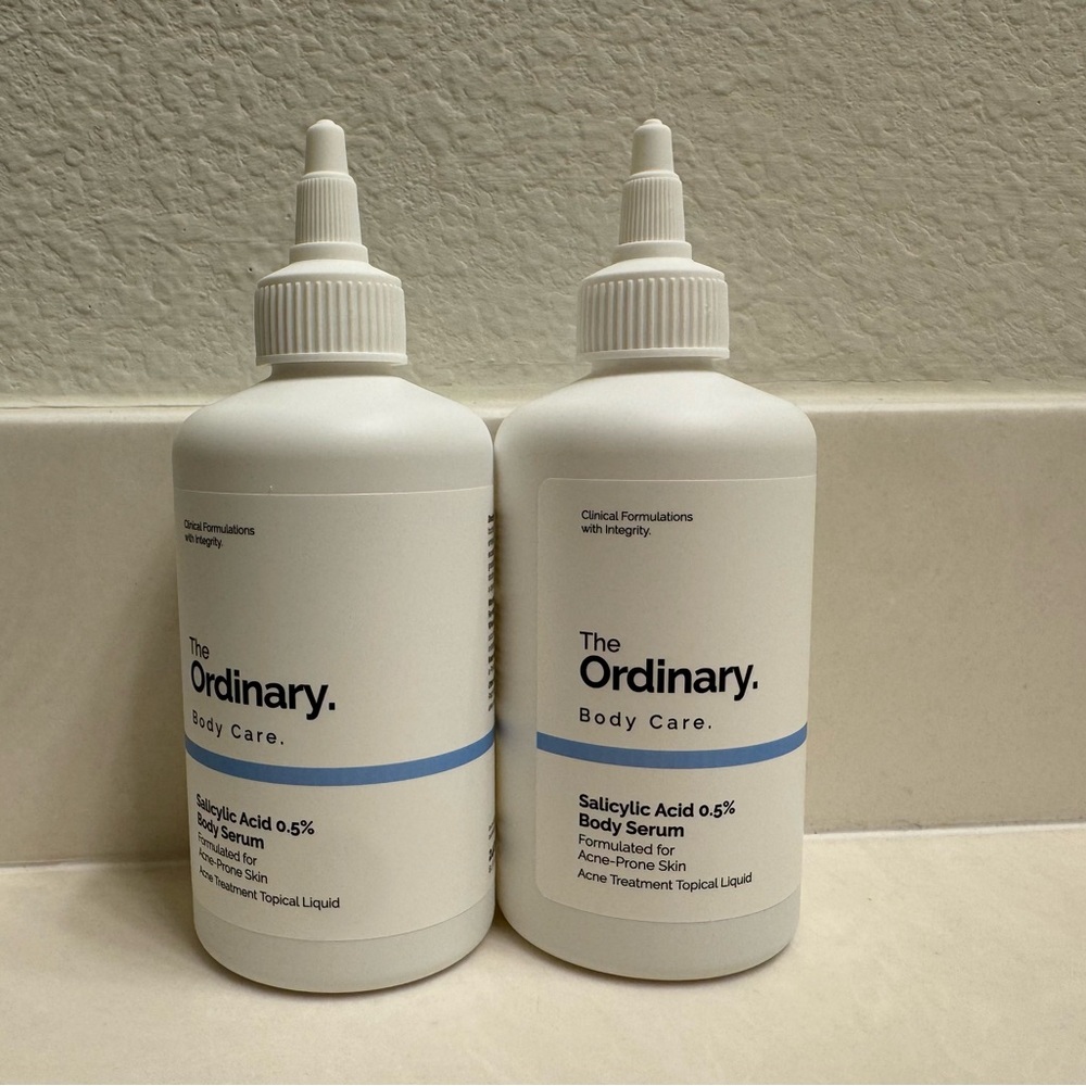 2x The Ordinary Salicylic Acid 0.5% Body Serum 240ml / 8.1oz - Acne Treatment